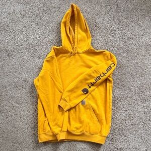 Carhartt Men's Bright Yellow Hoodie